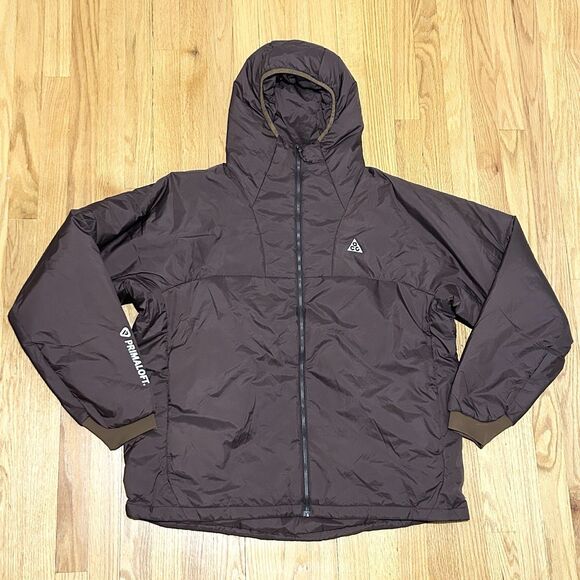 Nike ACG Therma-FIT ADV Rope De Dope Men’s Size XL Brown Basalt Full-Zip Jacket - Picture 2 of 8